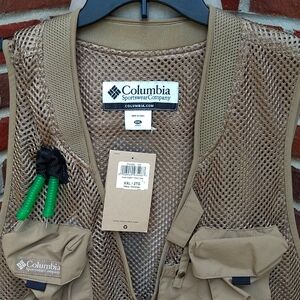 NWT Fishing Vest Columbia Performance Gear 12 Pockets Men's XXL Father's Day